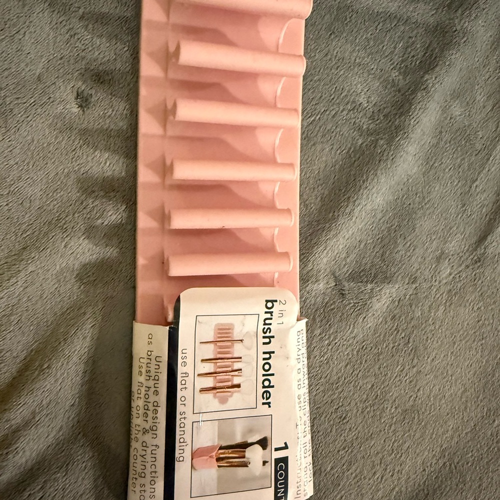 Pink Makeup Brush Holder
